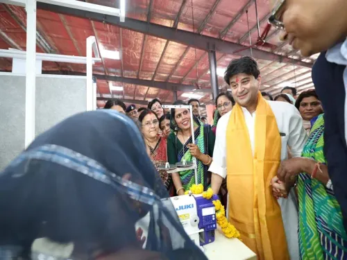Scindia Launches Adani-Backed Garment Hub in MP's Shivpuri