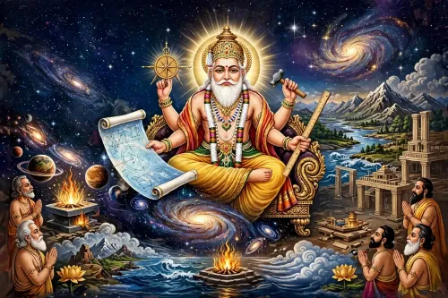 विश्वकर्मा जयंती 2026: भगवान विश्वकर्मा का जन्म, पौराणिक कथा और पूजा परंपरा की पूरी कहानी