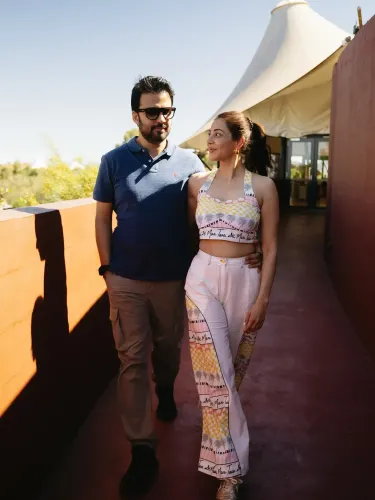 Did Kajal Aggarwal Have a ‘Magical Moment’ at the Field of Light with Gautam Kitchlu?