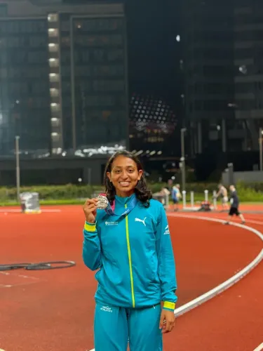 काजल वाजा ने हांगकांग में जीता सिल्वर, 4x100m रिले में तोड़ा नेशनल अंडर-20 रिकॉर्ड