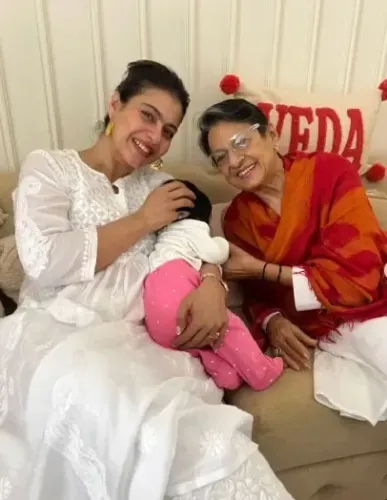 क्या काजोल ने मां तनुजा संग बच्चे की तस्वीरें शेयर की? फैंस बोले, ये बच्चा कौन है?