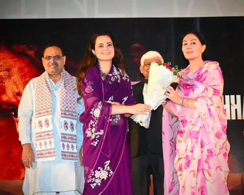 Kangana Ranaut thanks Rajasthan CM Bhajanlal Sharma at 'Bharat Bhhagya Viddhaata' screening