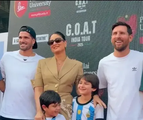 How Did Kareena Kapoor React to Messi's Inclusion in His Farewell Post?