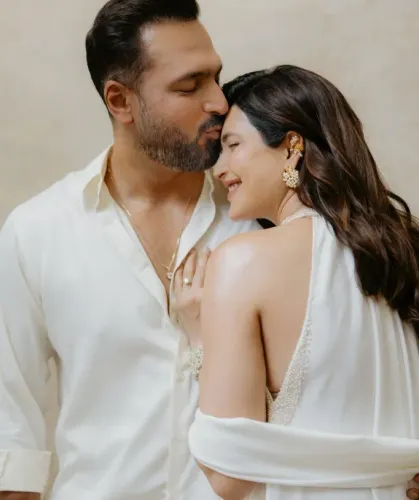 Karishma Tanna honours Varun Bangera's 40th birthday and new role as father