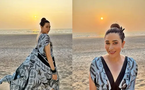 Karisma Kapoor Sizzles in Breathtaking Beach Photos: Sunsets and Me