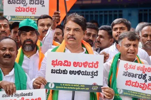 Karnataka BJP demands Nagendra's Cabinet exit, protests at all districts on Aug 12