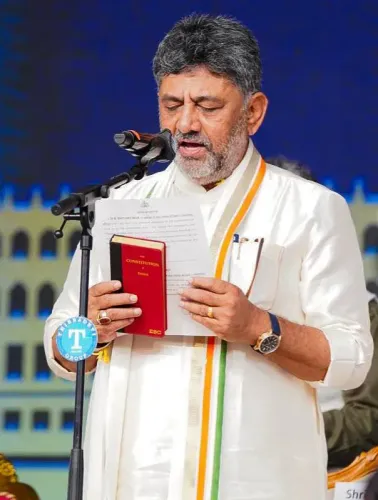 Karnataka BJP, Kumaraswamy congratulate DK Shivakumar as 25th CM