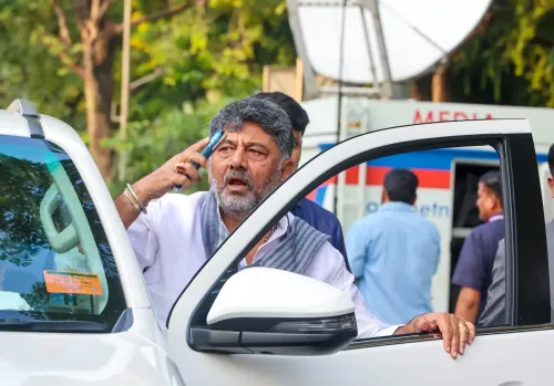 Karnataka CM Shivakumar silent on sting row as minister calls Kumaraswamy 'chameleon'