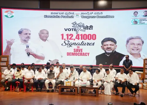 How Many Signatures Did Karnataka Congress Gather Against Voter Fraud?