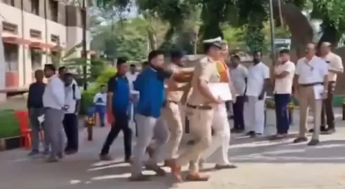 FIR Filed Against KRS Party Workers for Disrupting Home Minister's Event in Tumakuru