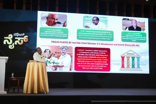 Kumaraswamy alleges ₹3 lakh crore NICE scam, questions Shivakumar's asset rise