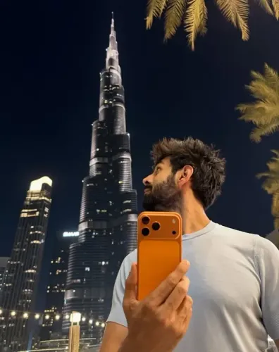 Did Kartik Aaryan Just Capture Burj Khalifa in Dubai with a Witty Twist?