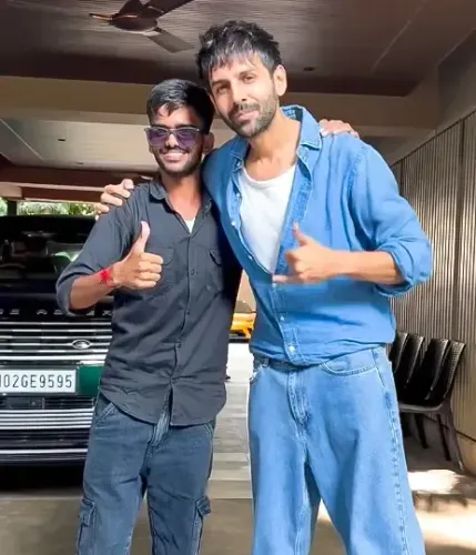 Did Kartik Aaryan Just Experience a Heartwarming Moment with His Specially-Abled Fan?