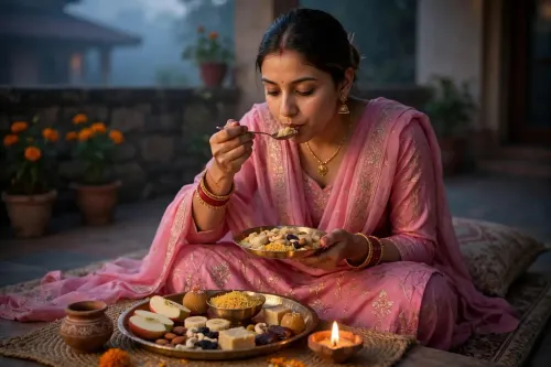 करवा चौथ 2026 सरगी: स्वास्थ्य विशेषज्ञों की सलाह — क्या खाएं, क्या परहेज करें