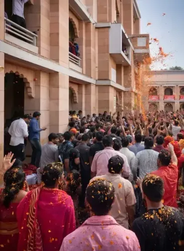 Kashi Vishwanath Dham Celebrates Spiritual ‘Phool Holi’ with Robust Security Measures
