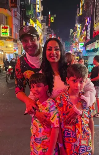 Kashmera Shah, Krushna Abhishek's twins Rayaan, Krishaang turn 9