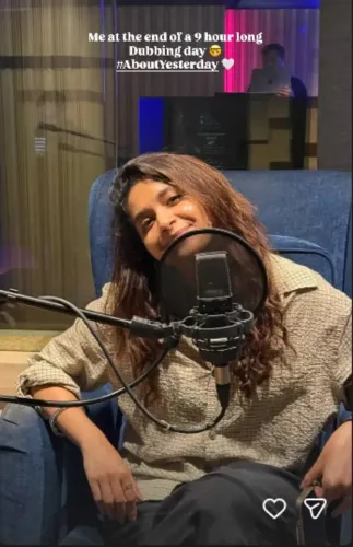 Did Keerthy Suresh Just Have a Nine-Hour Dubbing Day?