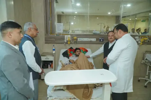 क्या केंद्रीय स्वास्थ्य मंत्री जेपी नड्डा ने देवघर एम्स का दौरा किया और इमरजेंसी ओटी का निरीक्षण किया?