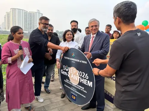 केरल चुनाव 2026: कोच्चि में सीईसी ज्ञानेश कुमार ने 'जेन-जी एंथम' का अनावरण किया और युवा मतदाताओं को शपथ दिलाई