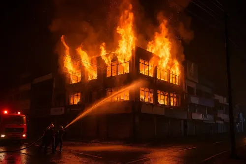 What Caused the Major Fire in Thaliparamba's Commercial Complex?