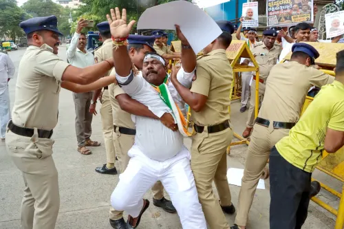 Kerala Minister P.C. Vishnunath detained by Delhi Police at student protest
