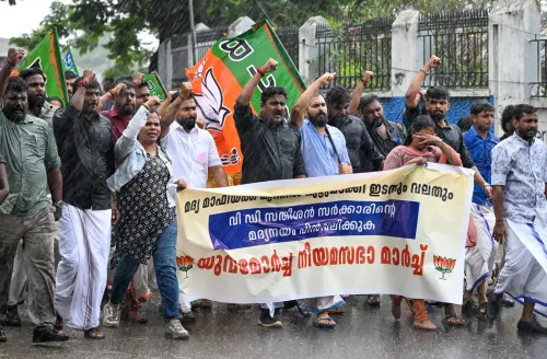 Kerala PSC row: BJP's Yuva Morcha launches statewide protest over recruitment scam
