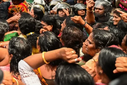 What Happened During the Protests Against Waste Processing in Kozhikode?