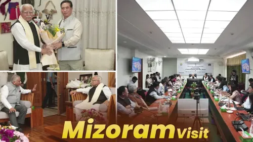 Khattar Concludes 'Productive' Visit to Mizoram