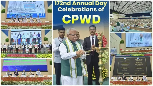 Khattar Hails CPWD's 172-Year Role in India's Infrastructure