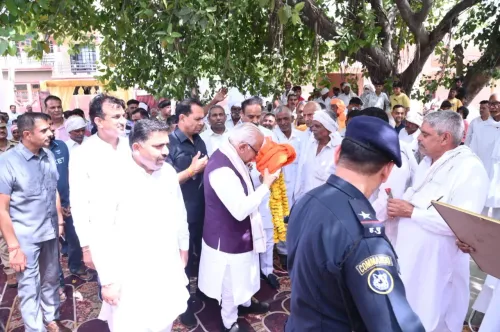 Khattar Holds Jan Samvad at Picholia Village in Assandh