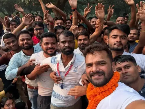क्या खेसारी लाल यादव ने सम्राट चौधरी पर पलटवार किया?