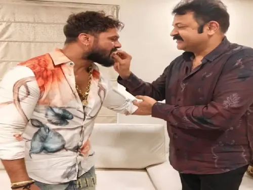 खेसारी लाल यादव ने जी. कृष्णकुमार को एनएफडीसी के अंशकालिक अध्यक्ष बनने पर दी बधाई