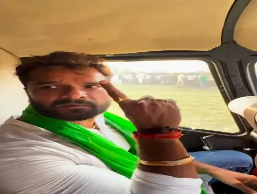 क्या खेसारी ने पवन सिंह, मनोज तिवारी और निरहुआ को दी चुनौती कि चुनाव नहीं लड़ूंगा?