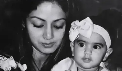 Khushi Kapoor honours Sridevi with unseen childhood photos on Mother's Day