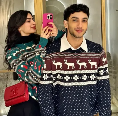Khushi Kapoor Reveals Fun Moments from Her Sweater Party with Vedang Raina