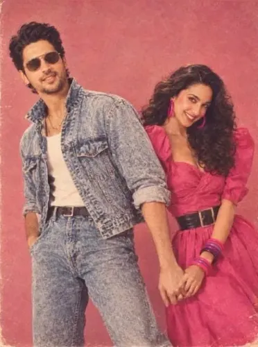 Kiara Advani, Sidharth Malhotra go retro with 80s AI trend on Instagram