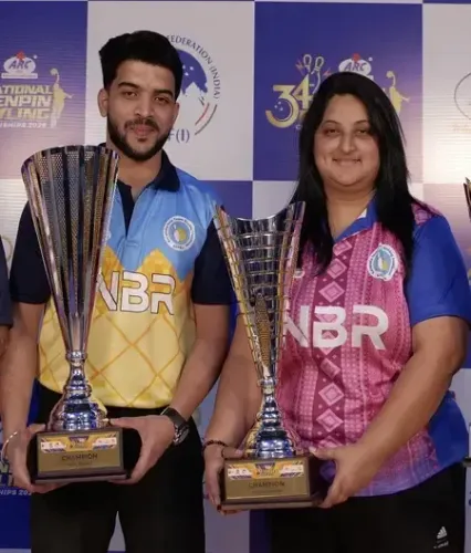 Karnataka's Kishan R. and Preemal J. Triumph at National Tenpin Bowling Championships