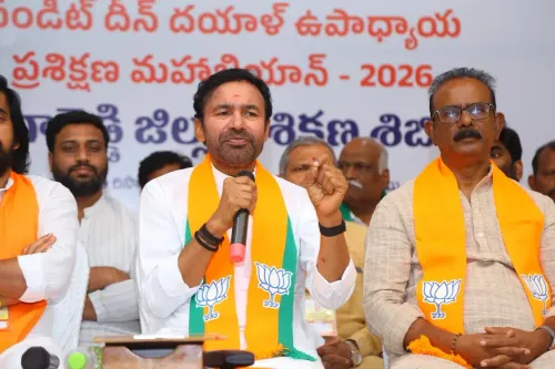 Kishan Reddy Addresses BJP Training Session in Ranga Reddy