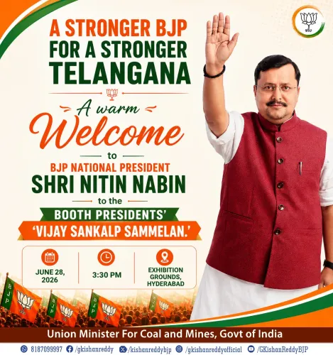 Kishan Reddy announces Vijay Sankalp Sammelan for BJP Telangana