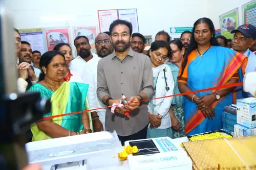Kishan Reddy boosts Mettuguda UPHC with new equipment
