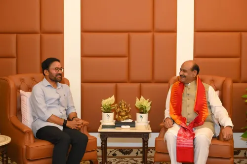 Kishan Reddy Calls on Lok Sabha Speaker Om Birla in Delhi
