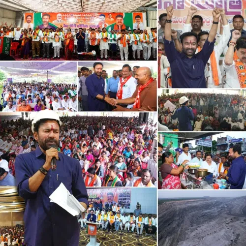 Kishan Reddy Concludes Singareni Bharosa Yatra Across Godavari Coalfields