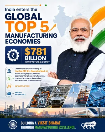 Kishan Reddy Hails India's Rise to Global Top 5 in Manufacturing