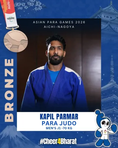 Kishan Reddy Hails Kapil Parmar's Bronze at Asian Para Games 2026