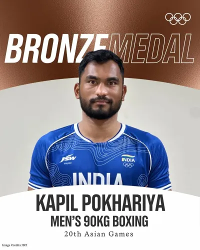Kishan Reddy hails Kapil Pokhariya's bronze in Asian Games boxing