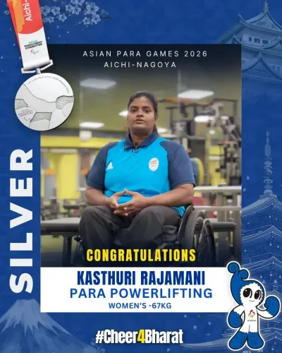 Kishan Reddy hails Kasthuri Rajamani's Para Games silver