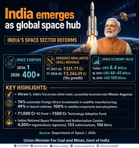 Kishan Reddy hails Vikram-1 launch, India's first private orbital rocket