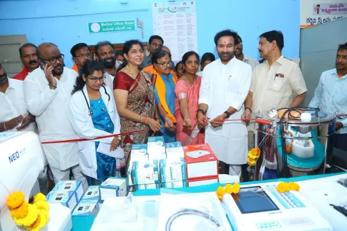 Kishan Reddy Hands Over Medical Equipment to Sanath Nagar UPHC