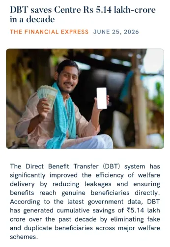 Kishan Reddy highlights DBT saving Centre Rs 5.14 lakh crore