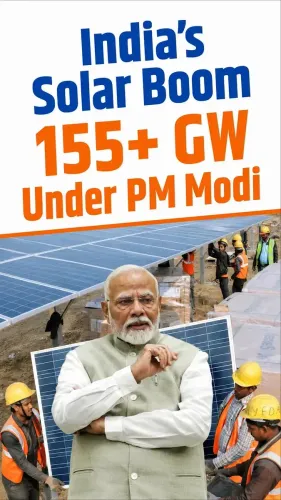 Kishan Reddy Highlights India's Solar Surge from 2.5 GW to 155 GW